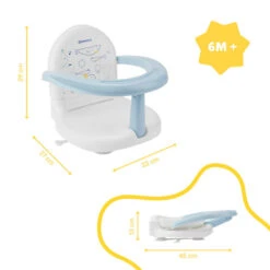 Fauteuil De Bain Pliable BADABULLE Bleu 11 Fauteuil De Bain Pliable BADABULLE Bleu -Made4baby fauteuil de bain pliable badabulle bleu 4
