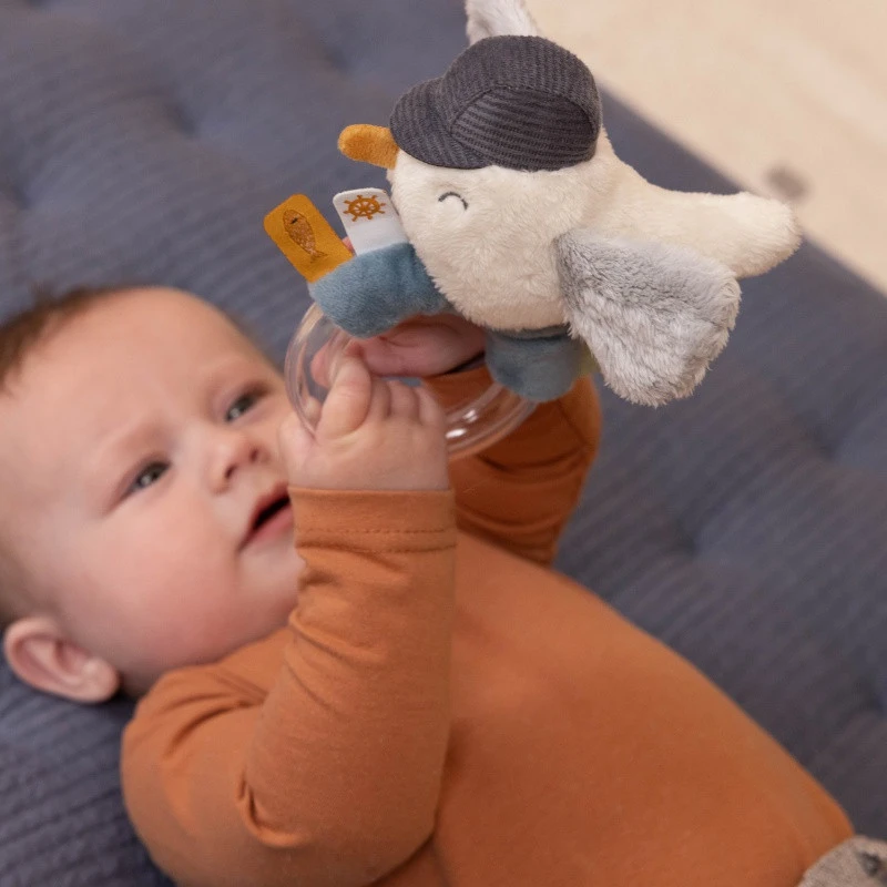 Hochet Mouette Avec Anneau LITTLE DUTCH Ssailors Bay 4 Hochet Mouette Avec Anneau LITTLE DUTCH Ssailors Bay – Image 2