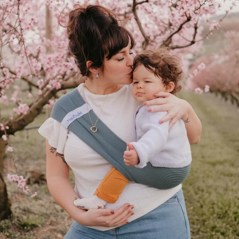 Porte-bébé D'appoint Hop'la XL (46/48) NEOBULLE Menthe 4 Porte-bébé D'appoint Hop'la XL (46/48) NEOBULLE Menthe – Image 2