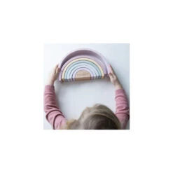Arc En Ciel En Bois LITTLE DUTCH Pink -Made4baby ld arc ciel bois 2