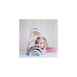 Arc En Ciel En Bois LITTLE DUTCH Pink -Made4baby ld arc ciel bois 8