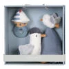 Coffret Cadeau (peluche, Doudou, Hochet) LITTLE DUTCH Sailors Bay -Made4baby ld coffret cadeau peluche doudou hochet