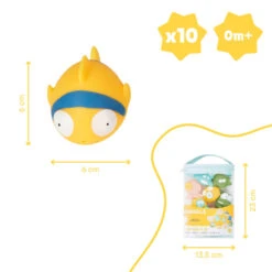 Lot De 10 Aspergeurs Splash Rigolos + Sac BADABULLE -Made4baby lot de 10 aspergeurs splash rigolos sac badabulle 5