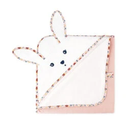 Ma Cape De Bain Lapin K'doux KALOO Coquelicot -Made4baby ma cape de bain lapin k doux kaloo coquelicot 3