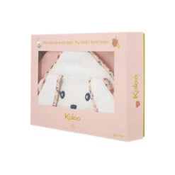 Ma Cape De Bain Lapin K'doux KALOO Coquelicot -Made4baby ma cape de bain lapin k doux kaloo coquelicot 4