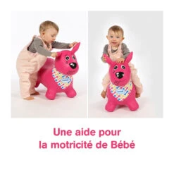 Mon Chien Sauteur LUDI Rose -Made4baby mon chien sauteur jbm rose 3