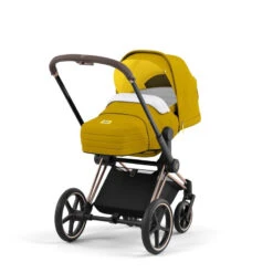 Nacelle Souple Lite Cot Platinum 2022 CYBEX Mustard Yellow -Made4baby nacelle souple lite cot platinum 2022 cybex mustard yellow 2