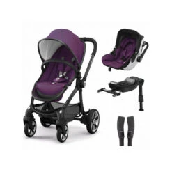 Pack Poussette Evostar 1 Et Gr0+ Evoluna I-size KIDDY Royal Purple