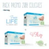 Pack Promo 208 Couches FreeLife BEBE CASH Midi T3 4/9kg -Made4baby pack promo free life 2
