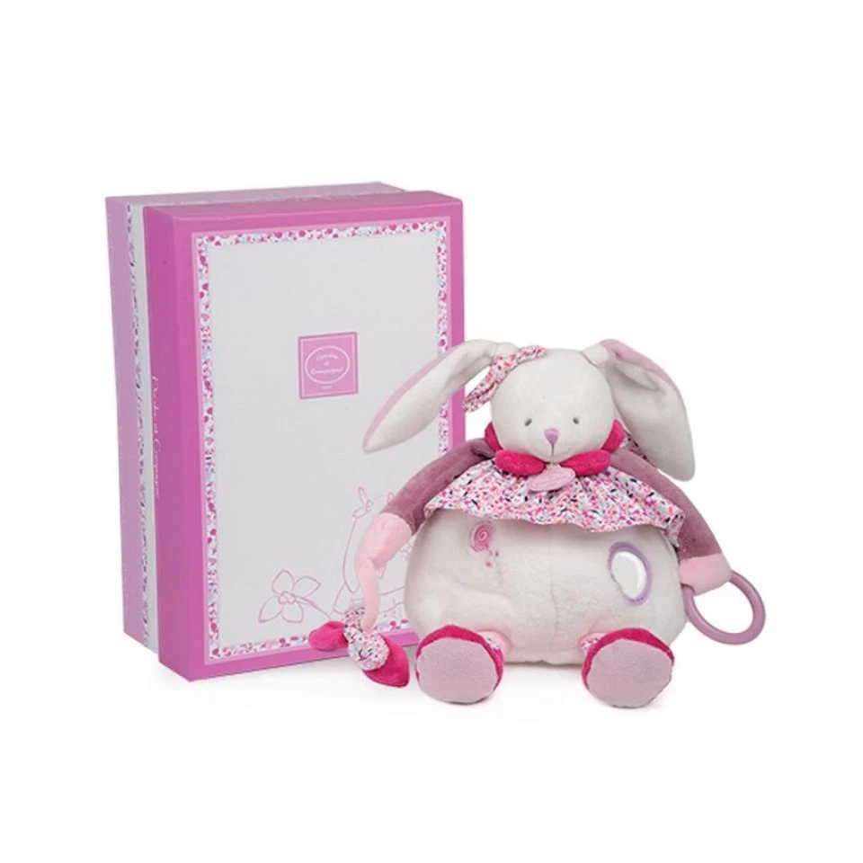 Pantin D'activités Cerise Lapin DOUDOU ET COMPAGNIE 3 Pantin D'activités Cerise Lapin DOUDOU ET COMPAGNIE