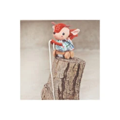 Peluche Câline à Tirer Stella Le Faon LES LILLIPUTIENS -Made4baby peluche caline a tirer stella le faon les lilliputiens 1 3