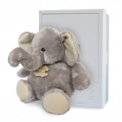 Peluche éléphant Gris 14 Cm HISTOIRE D’OURS La Savane -Made4baby peluche elephant gris 14 cm histoire dours la savane 1 2