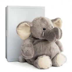 Peluche éléphant Gris 23 Cm HISTOIRE D’OURS La Savane -Made4baby peluche elephant gris 23 cm histoire dours la savane 1