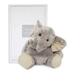Peluche éléphant Gris 38 Cm HISTOIRE D’OURS La Savane -Made4baby peluche elephant gris 38 cm histoire dours la savane 1 1