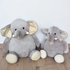 Peluche éléphant Gris 60 Cm HISTOIRE D’OURS La Savane -Made4baby peluche elephant gris 60 cm histoire dours la savane 1 1