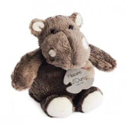 Peluche Hippopotame Marron 14 Cm HISTOIRE D’OURS La Savane -Made4baby peluche hippopotame marron 14 cm histoire dours la savane 1 1