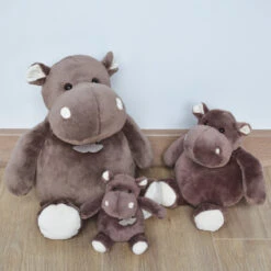Peluche Hippopotame Marron 38 Cm HISTOIRE D’OURS La Savane -Made4baby peluche hippopotame marron 38 cm histoire dours la savane 1 2