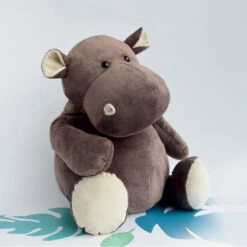 Peluche Hippopotame Marron 80 Cm HISTOIRE D’OURS La Savane 6 Peluche Hippopotame Marron 80 Cm HISTOIRE D’OURS La Savane -Made4baby peluche hippopotame marron 80 cm histoire dours la savane 1 1