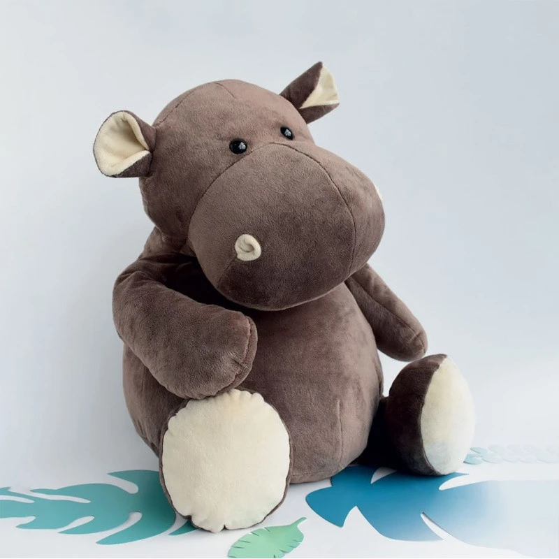 Peluche Hippopotame Marron 80 Cm HISTOIRE D’OURS La Savane 4 Peluche Hippopotame Marron 80 Cm HISTOIRE D’OURS La Savane – Image 2