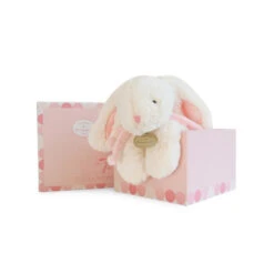 Peluche Lapin Bonbon Grand Modèle DOUDOU ET COMPAGNIE Rose