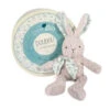Peluche-lapin Gris En Coton Bio 25 Cm DOUDOU&COMPAGNIE Botanic -Made4baby peluche lapin gris en coton bio 25 cm doudoucompagnie botanic
