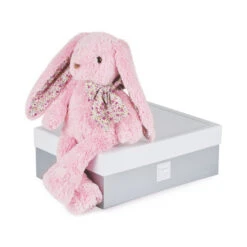 Peluche Lapin Rose Modèle Moyen HISTOIRE D'OURS Les Copains Câlins
