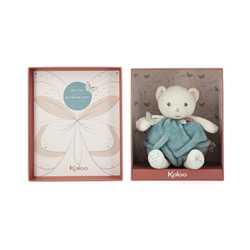 Peluche Ours 23 Cm Bulle D'amour KALOO Vert 7 Peluche Ours 23 Cm Bulle D'amour KALOO Vert – Image 5