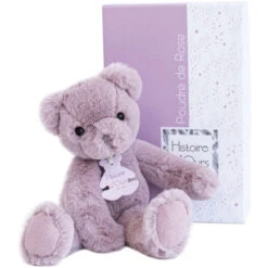 Peluche Ours Poudre De Rose 25 Cm HISTOIRE D'OURS