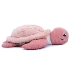 Peluche Tortue Géante Ptipotos LES DEGLINGOS Rose