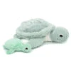 Peluche Tortue Maman/bébé Ptipotos LES DEGLINGOS Menthe -Made4baby peluche tortue mamanbebe ptipotos les deglingos menthe