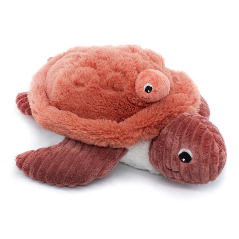 Peluche Tortue Maman/bébé Ptipotos LES DEGLINGOS Terracotta 4 Peluche Tortue Maman/bébé Ptipotos LES DEGLINGOS Terracotta – Image 2