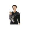 Petite écharpe Sans Nœud LOVE RADIUS Anthracite/Olive -Made4baby petite echarpe de portage sans noeud je porte mon bebe anthracite olive