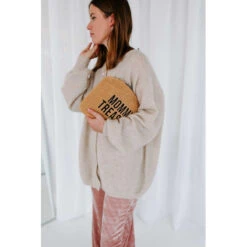 Pochette Mommy Clutch CHILDHOME Teddy Beige -Made4baby pochette mommy clutch childhome teddy beige 2