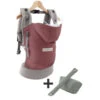 Porte-bébé Hoodie Carrier + Extension Nouveau-né LOVE RADIUS Bois De Rose -Made4baby porte bebe hoodie carrier extension nouveau ne love radius bois de rose