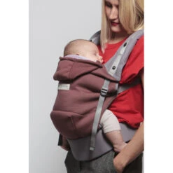 Porte-bébé Hoodie Carrier + Extension Nouveau-né LOVE RADIUS Bois De Rose -Made4baby porte bebe hoodie carrier extension nouveau ne love radius bois de rose 2