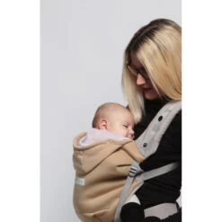 Porte-bébé Hoodie Carrier + Extension Nouveau-né LOVE RADIUS Sable -Made4baby porte bebe hoodie carrier extension nouveau ne love radius sable 2