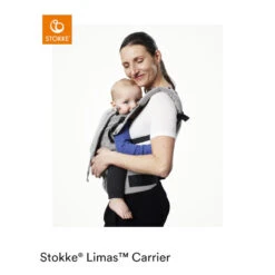 Porte-bébé Limas Carrier Flex STOKKE Floral Slate OCS -Made4baby porte bebe limas carrier flex stokke floral slate ocs 6