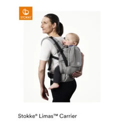 Porte-bébé Limas Carrier Flex STOKKE Olive Green OCS -Made4baby porte bebe limas carrier flex stokke olive green ocs 5