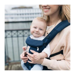 Porte Bébé Omni 360 Cool Air Mesh ERGOBABY Bleu Nuit -Made4baby porte bebe omni 360 cool air mesh ergobaby bleu nuit 2