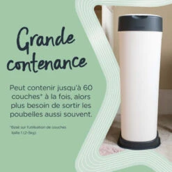 Poubelle à Couches XL Twist & Click TOMMEE TIPPEE Blanc -Made4baby poubelle a couches xl twist click tommee tippee blanc 4