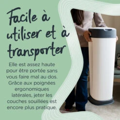 Poubelle à Couches XL Twist & Click TOMMEE TIPPEE Blanc -Made4baby poubelle a couches xl twist click tommee tippee blanc 5