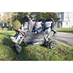 Poussette 6 Places Sixseater Avec Frein Auto CHILDHOME -Made4baby poussette 6 places sixseater avec frein auto childhome 6