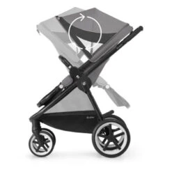 Poussette Balios M CYBEX Manhattan Grey -Made4baby poussette balios m cybex manhattan grey 12
