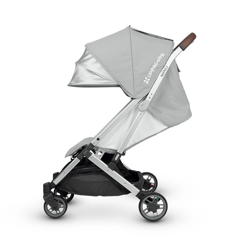 Poussette Minu UPPABABY Devin Gris Clair/alu 6 Poussette Minu UPPABABY Devin Gris Clair/alu – Image 4