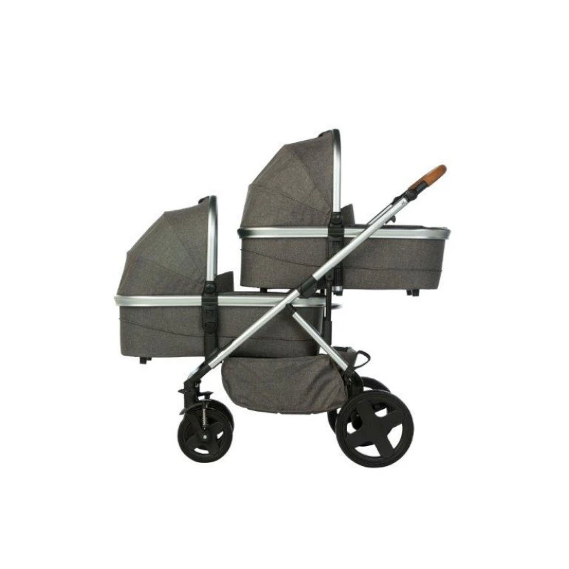 Poussette Double 2Go Avec 2 Assises PERICLES Tweed 7 Poussette Double 2Go Avec 2 Assises PERICLES Tweed â Image 5