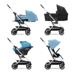 Poussette Eezy S Twist+ 2 B 2022 CYBEX Silver/Beach Blue -Made4baby poussette eezy s twist 2 b 2022 cybex silverbeach blue 3
