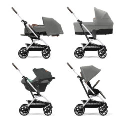 Poussette Eezy S Twist+ 2 B 2022 CYBEX Silver/Lava Grey -Made4baby poussette eezy s twist 2 b 2022 cybex silverlava grey 3