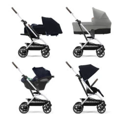Poussette Eezy S Twist+ 2 B 2022 CYBEX Silver/Océan Blue -Made4baby poussette eezy s twist 2 b 2022 cybex silverocean blue 3