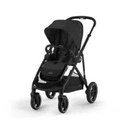 Poussette Gazelle S CYBEX Black / Moon Black -Made4baby poussette gazelle s cybex black moon black 4