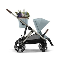 Poussette Gazelle S CYBEX Taupe/Sky Blue